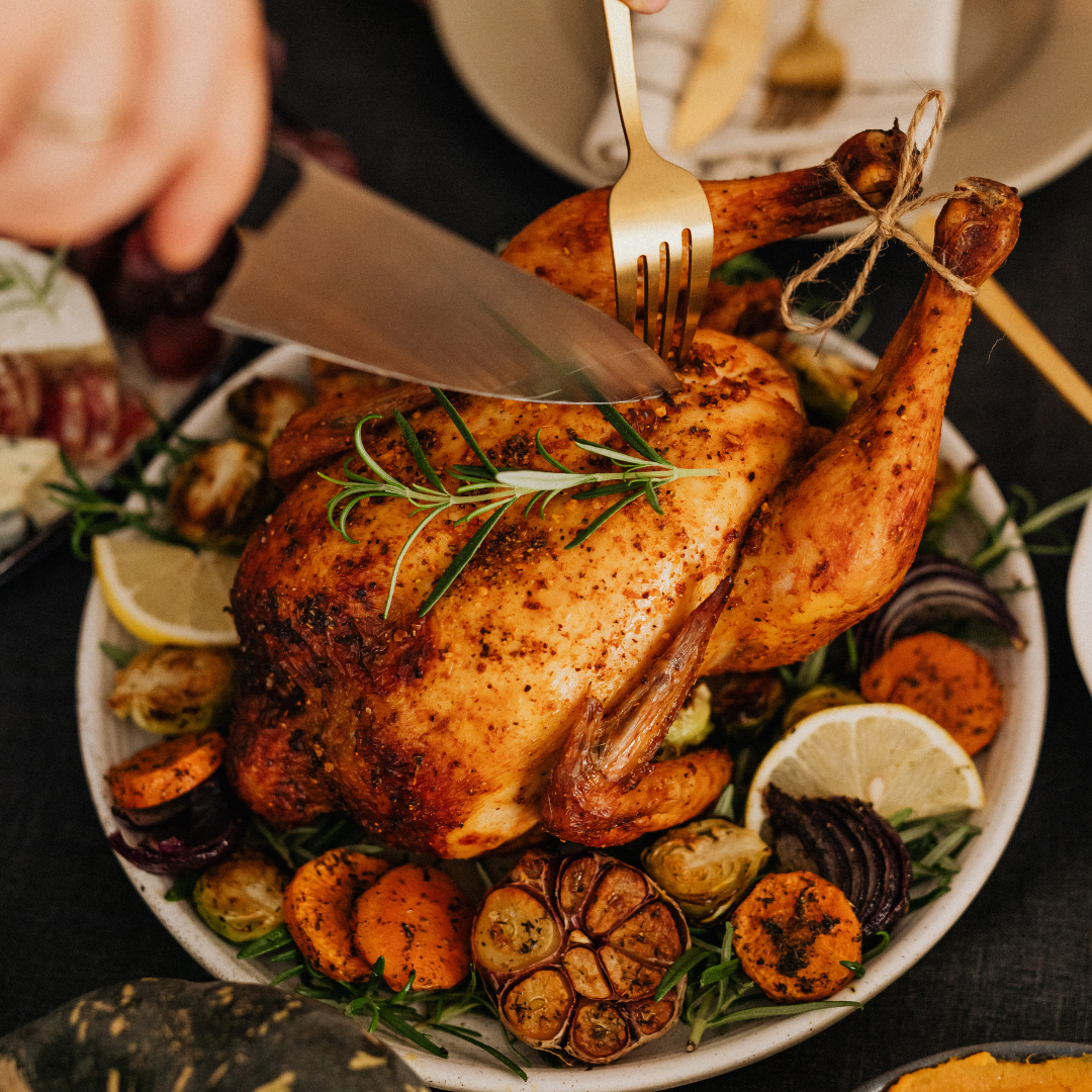Boss Stuffed Chicken - Whole Chicken with Crawfish